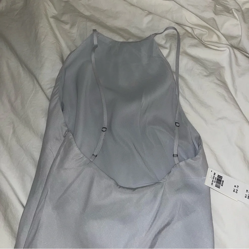 NWT Abercrombie Light Gray Long Dress size Medium